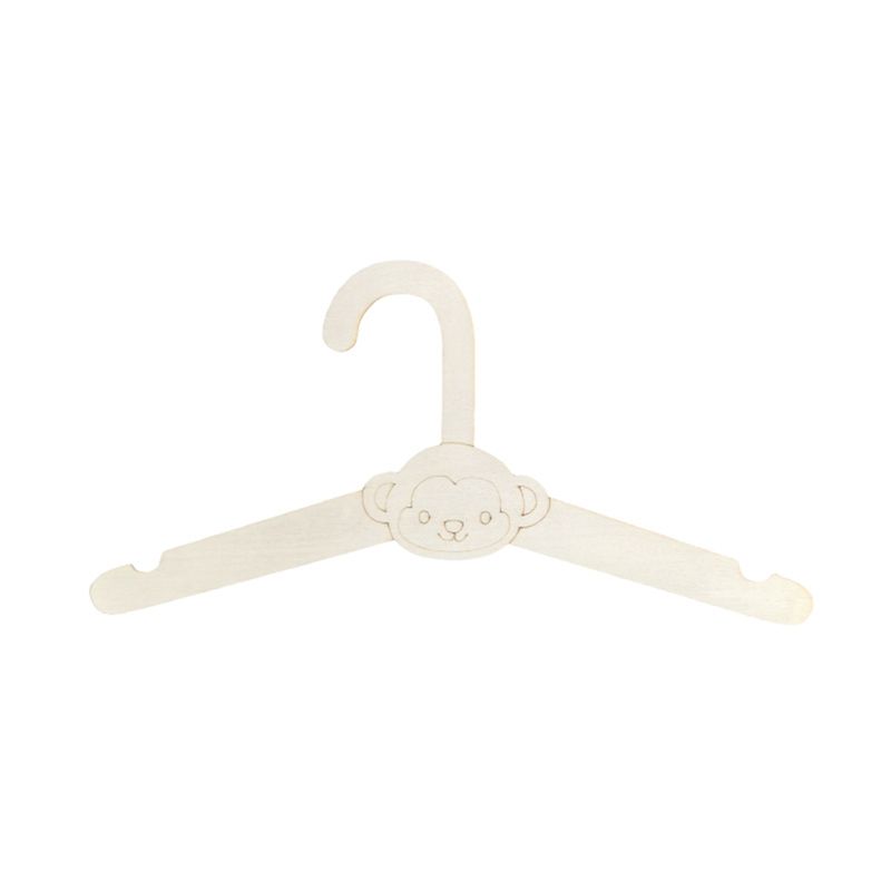 Baby Clothing Hanging Rack - ABVT-20개 세트, 귀여운 디자인의 나무 옷걸이,