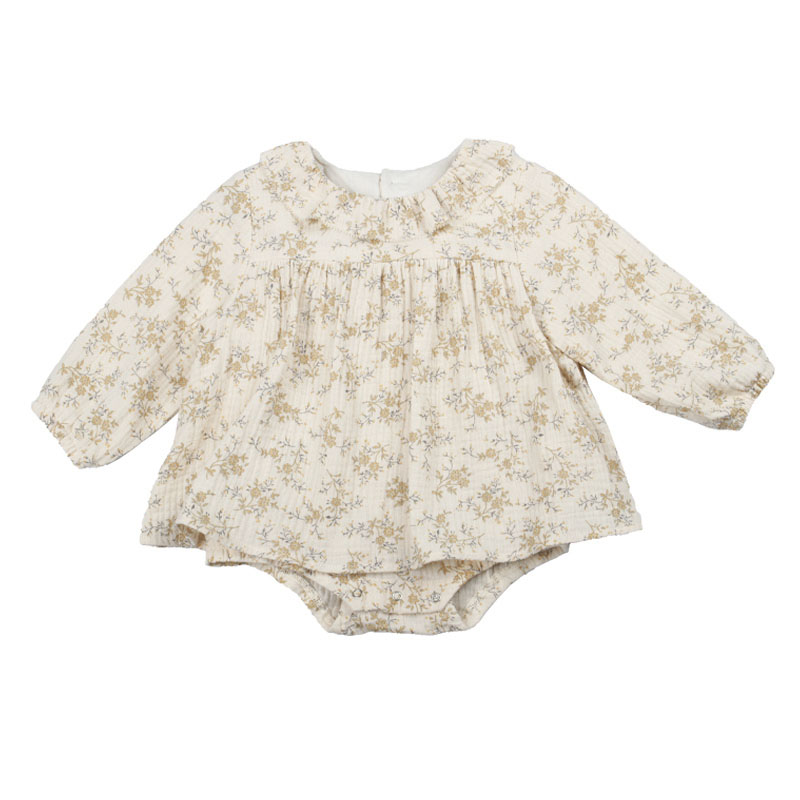 아기 소녀 꽃 드레스, 용수철 유기농 코튼 신생아 롬퍼 - Baby Clothing Organic 리뷰 및 가격
