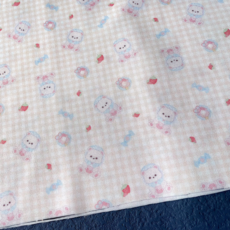 노란색 “베이비 베어” 스패드 프린트 로리타 원단 -  - Baby Clothing Usa 리뷰 및 가격