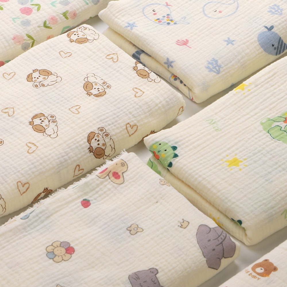 130x50cm 크기의 면 소재 이중 거즈 원단으로,  - Baby Clothing Usa 리뷰 및 가격