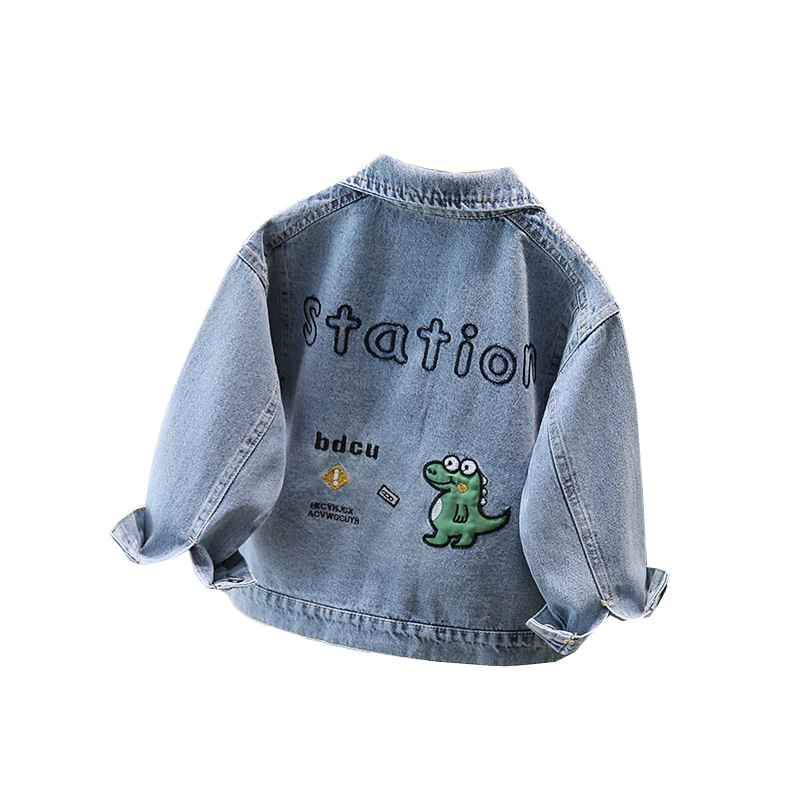 귀여운 스타일 아기 어린이 데님 자켓 어린이를위한 공룡 - Baby Clothing Usa 리뷰 및 가격
