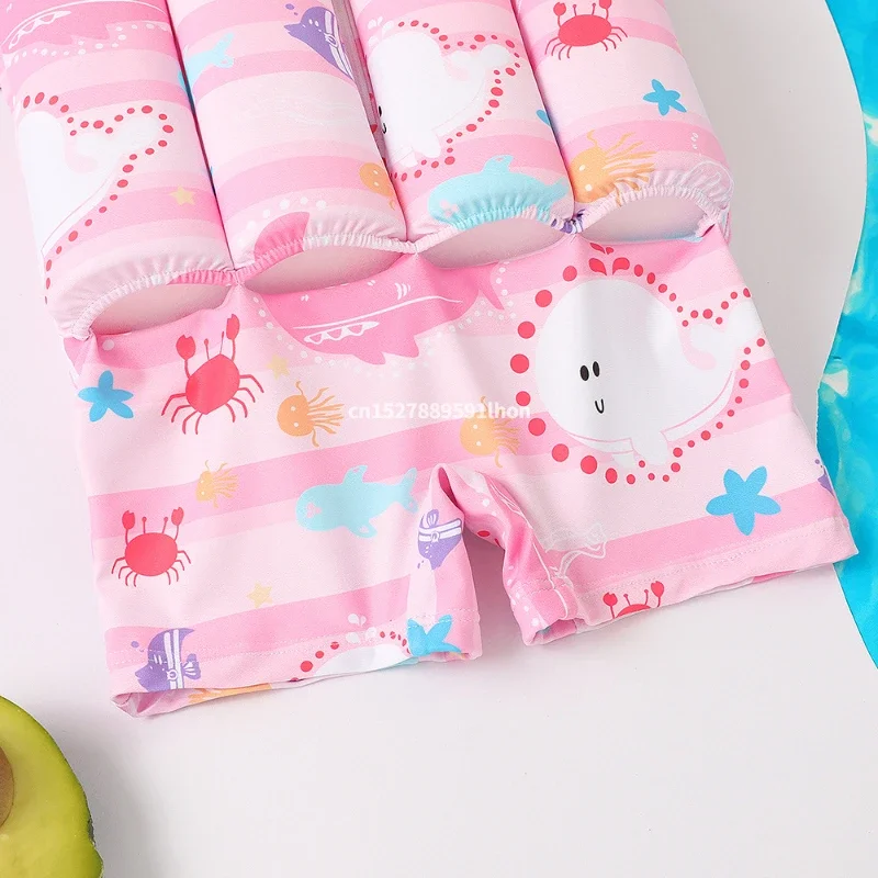 어린이 부력 수영복 만화 프린트 수영복 키즈 원피스 플 - Baby Clothing Dividers 리뷰 및 가격