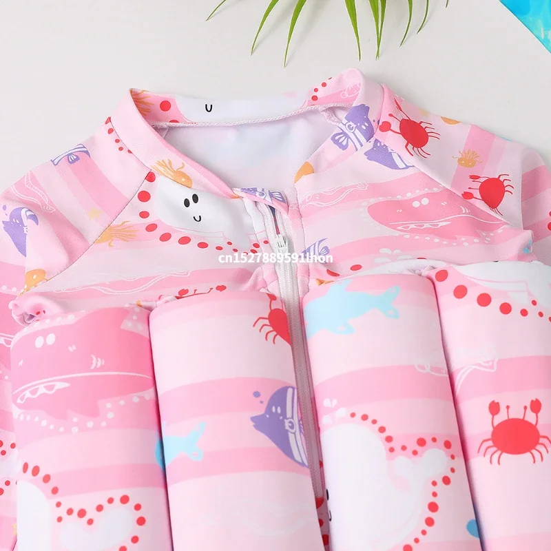 어린이 부력 수영복 만화 프린트 수영복 키즈 원피스 플 - Baby Clothing Dividers 리뷰 및 가격